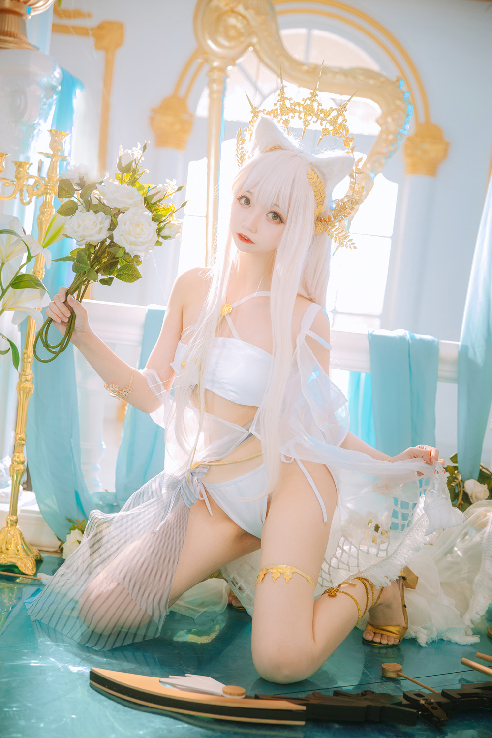 【在线看】小野寺地瓜 – 白金泳装 [23P176M]-密语空间